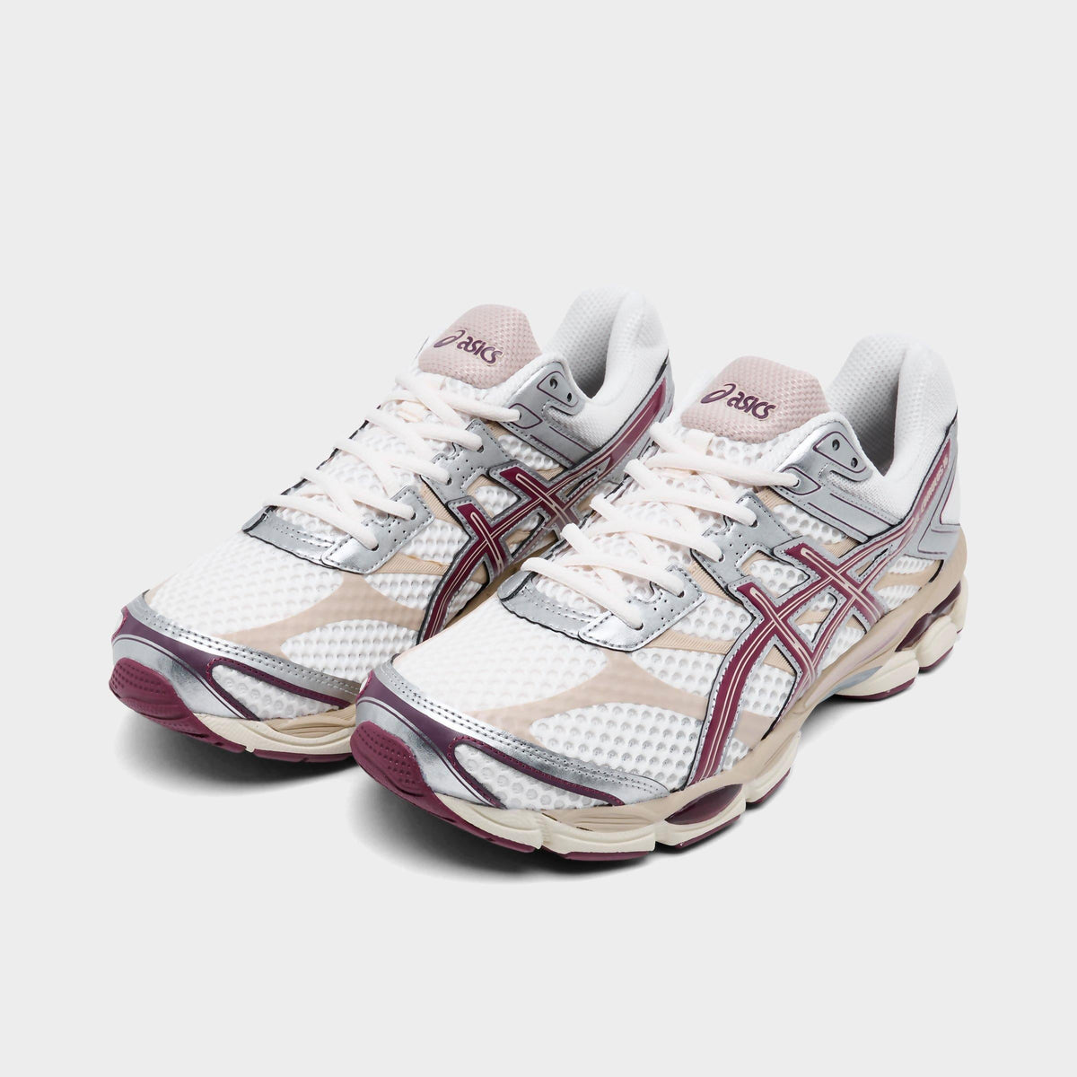 Men's ASICS GEL-Cumulus 16 Casual Shoes - Cream/Beniimo Purple - image 2